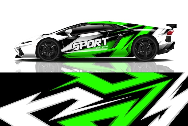 sport car decal wrap 