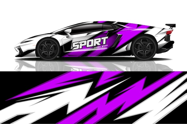 sport car decal wrap 