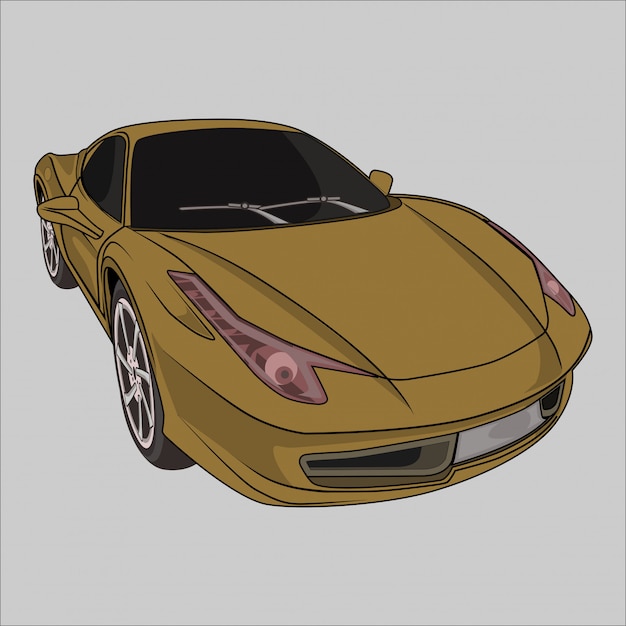 Sport car illustration