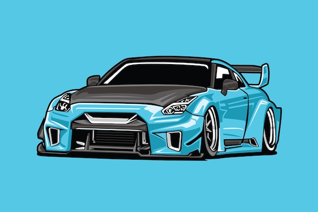 Vector sport car illustration