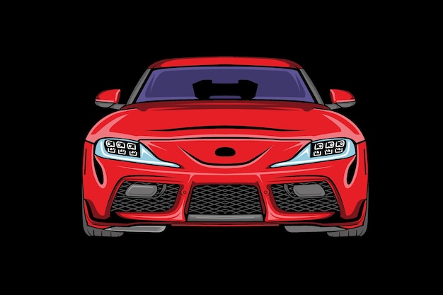 Sport car illustration