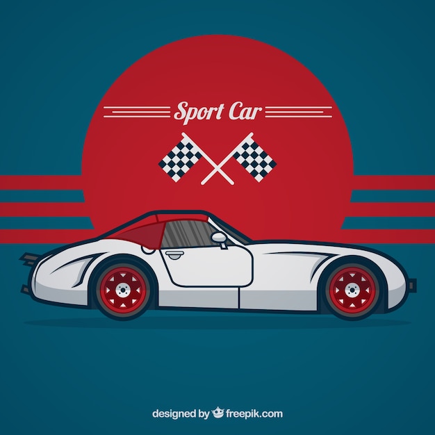 Vector sport car illustration