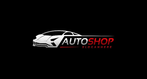 Sport car logo automotive logo design