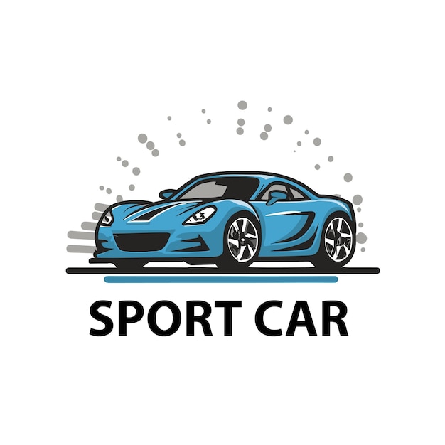 Vector sport car logo