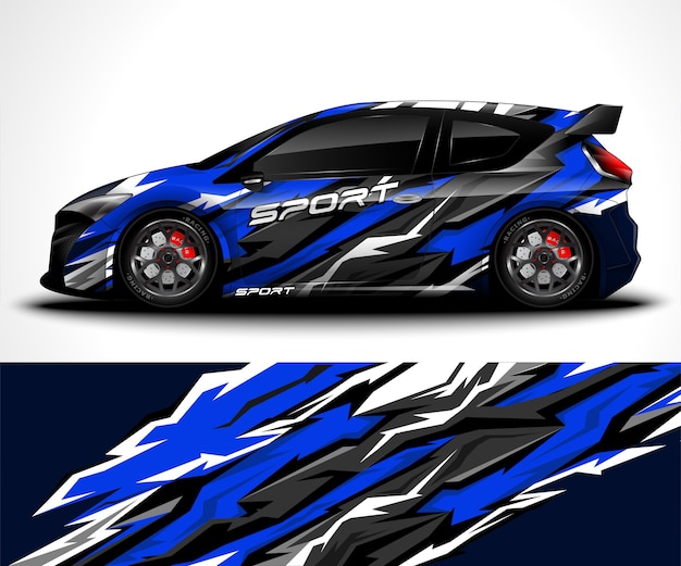 Sport car wrap and vehicle livery