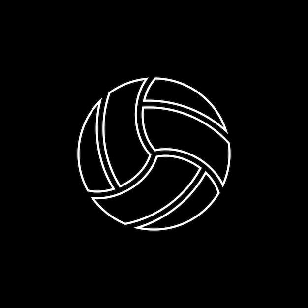 Sport concept represented by Volleyball icon Isolated and flat illustration