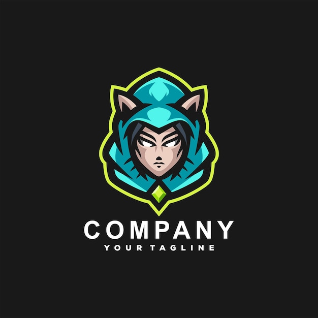 Sport elf mascot logo design