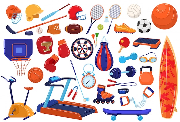 1,054,100+ Sports Equipment Illustrations, Royalty-Free Vector