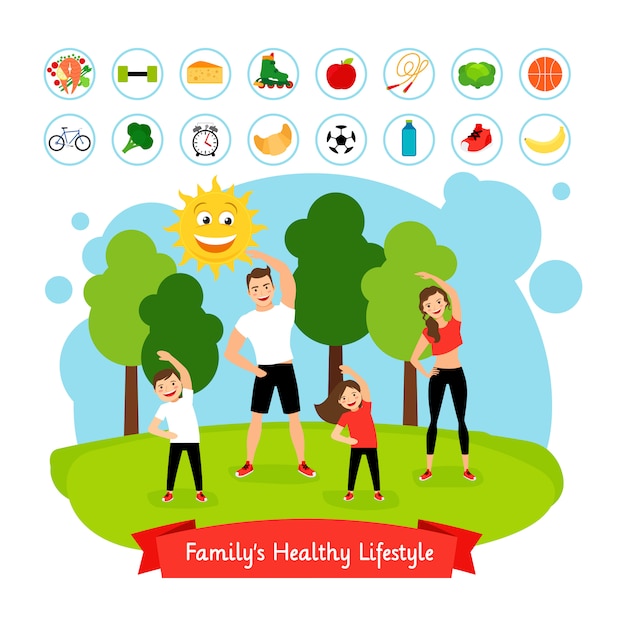 Sport family summer activity