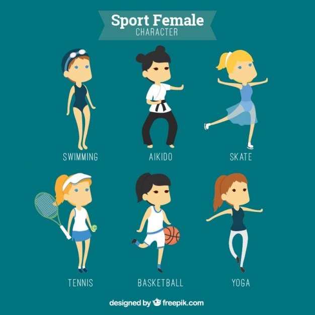 Sport female characters