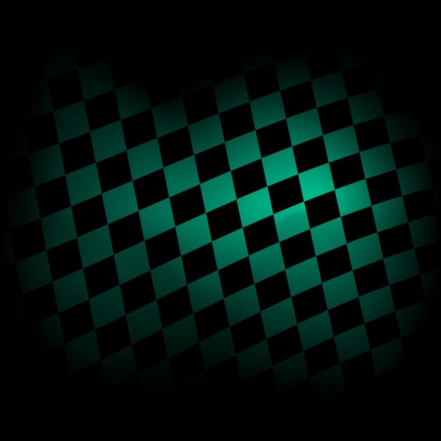 Sport green checkereg background