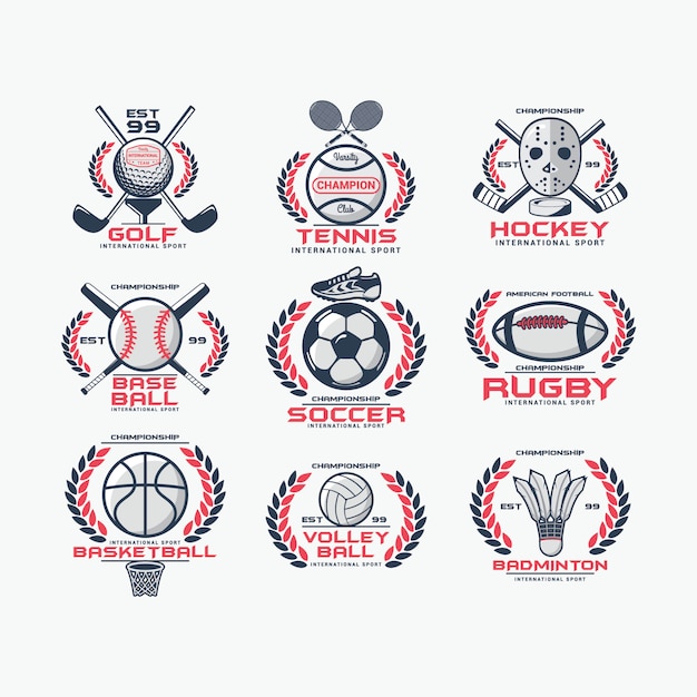 Sport international logo vector