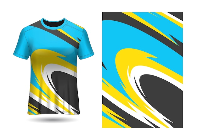 Sport Jersey abstract textuurontwerp voor racen, gamen, motorcross fietsen