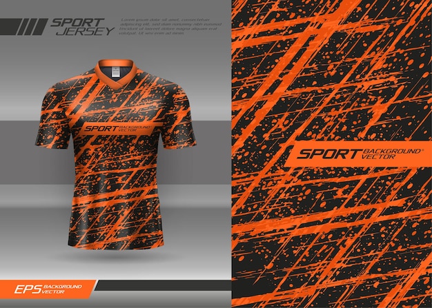 Sport jersey abstracte textuur met grunge patroon voor voetbal racen gaming motorcross fietsen