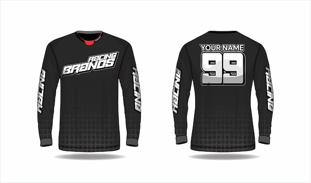 Vector sport jersey design concept