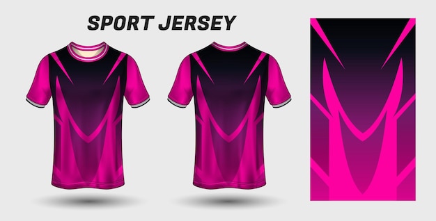 Sport jersey design fabric textile template