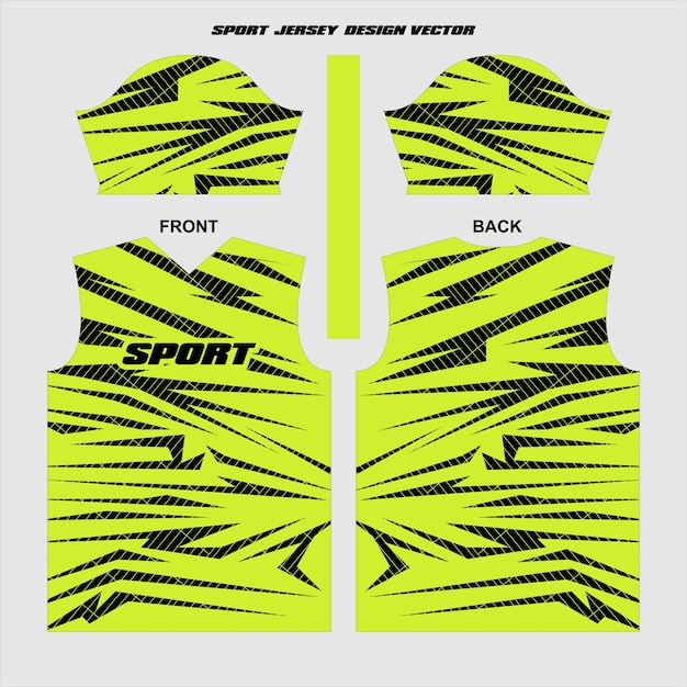 Premium Vector | Sport jersey design ready to print