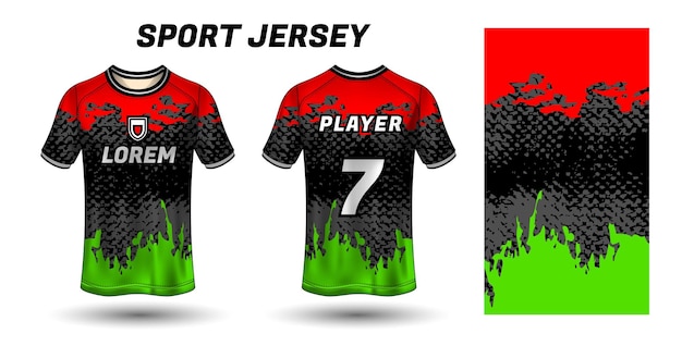 Sport jersey design stof textiel voor sublimatie