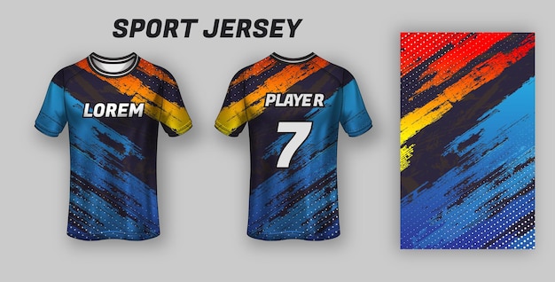 Sport jersey design stof textiel voor sublimatie