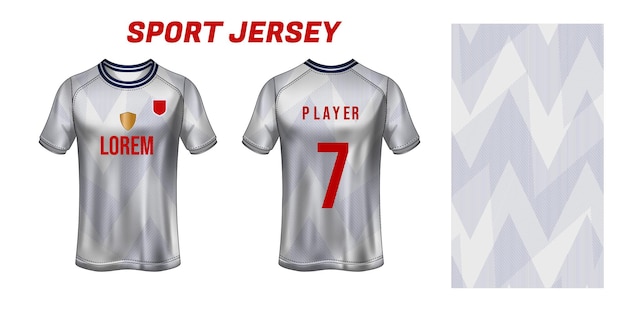 Sport jersey design stof textiel voor sublimatie