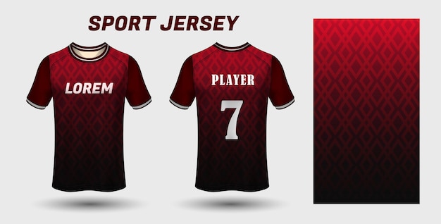 Sport jersey design stof textiel