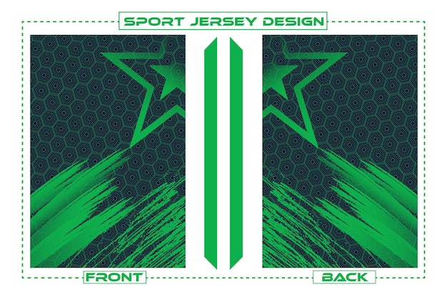 Vector sport jersey design for sublimation print