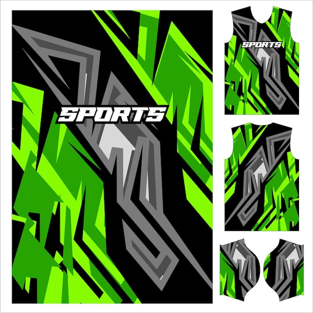 Modello di trama del design della maglia sportiva per la stampa di magliette da corsa di motocross da badminton da ciclismo da calcio