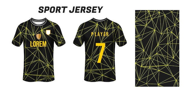 Sport jersey designstof textiel voor sublimatie