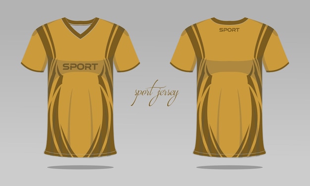 Sport jersey en t-shirt sjabloon sport jersey ontwerp vector. Sportontwerp voor voetbal