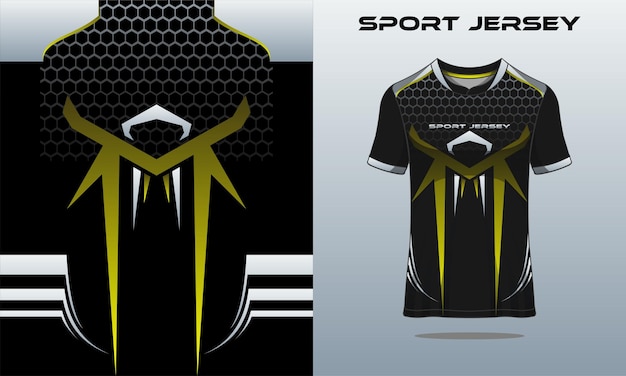 Sport jersey gold gradation and gray gradation