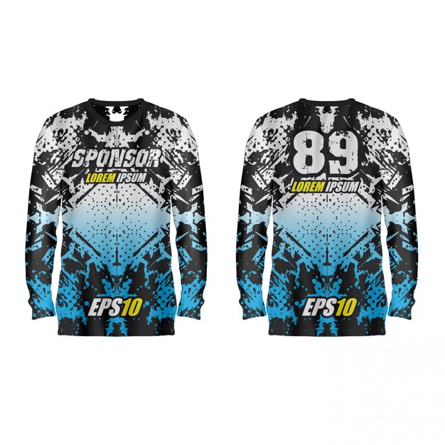 Vector sport jersey illustratie