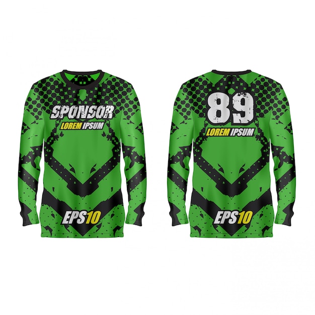 Vector sport jersey illustratie