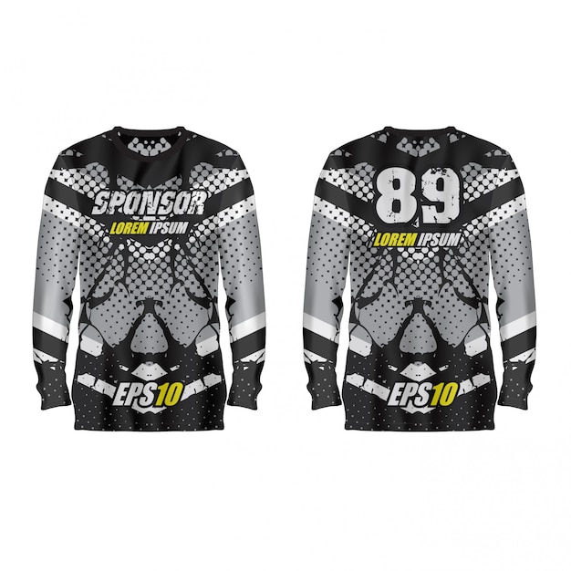 Vector sport jersey illustration