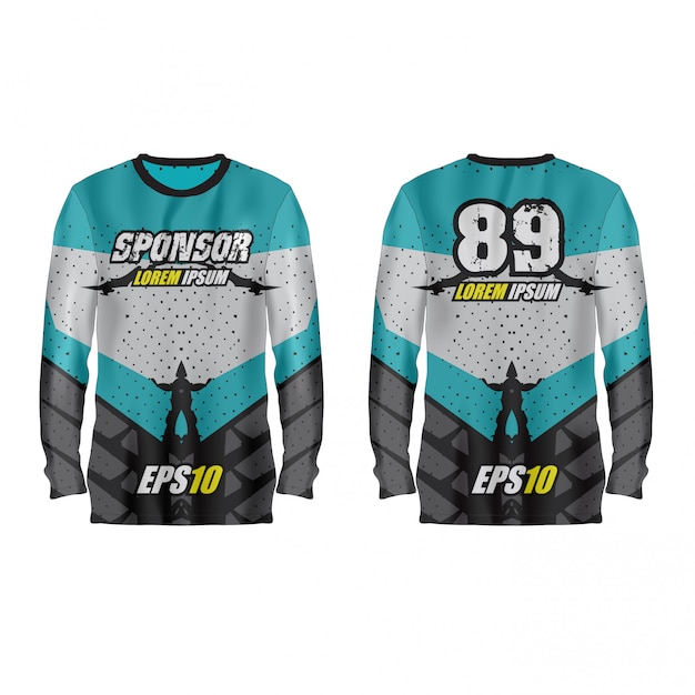 Vector sport jersey illustration