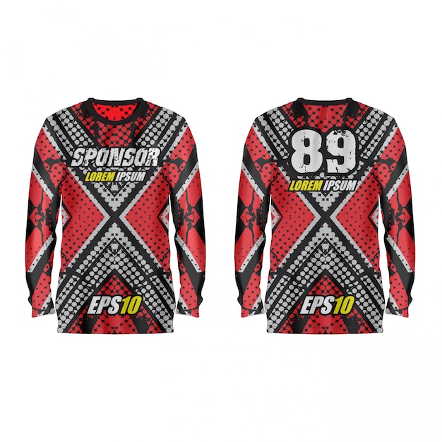 Vector sport jersey illustration