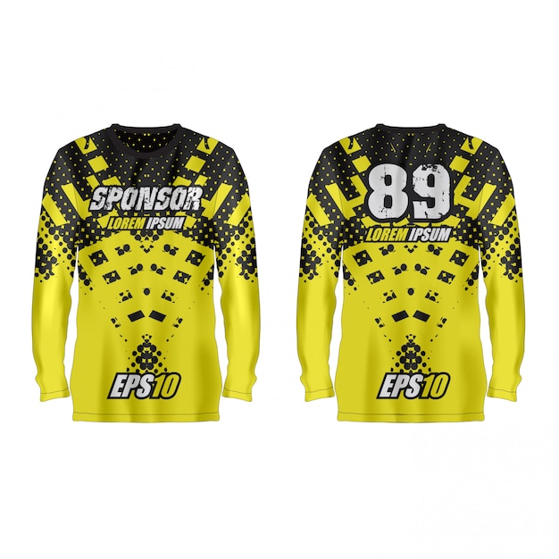 Vector sport jersey illustration