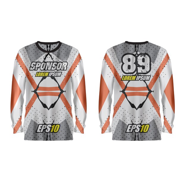 Vector sport jersey illustration