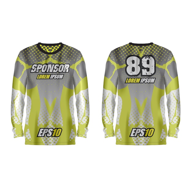 Vector sport jersey illustration