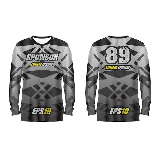 Vector sport jersey illustration