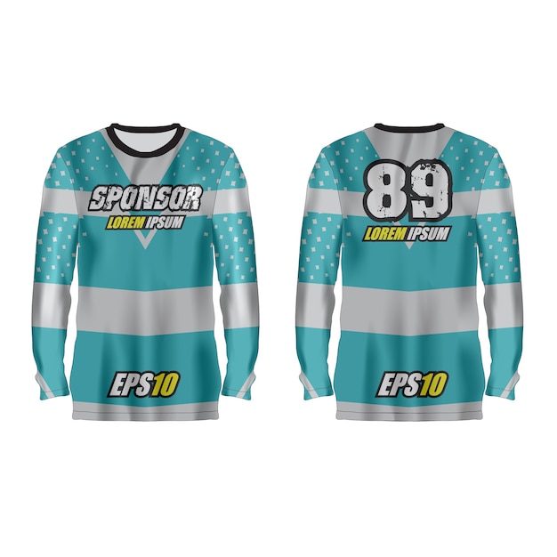 Vector sport jersey illustration