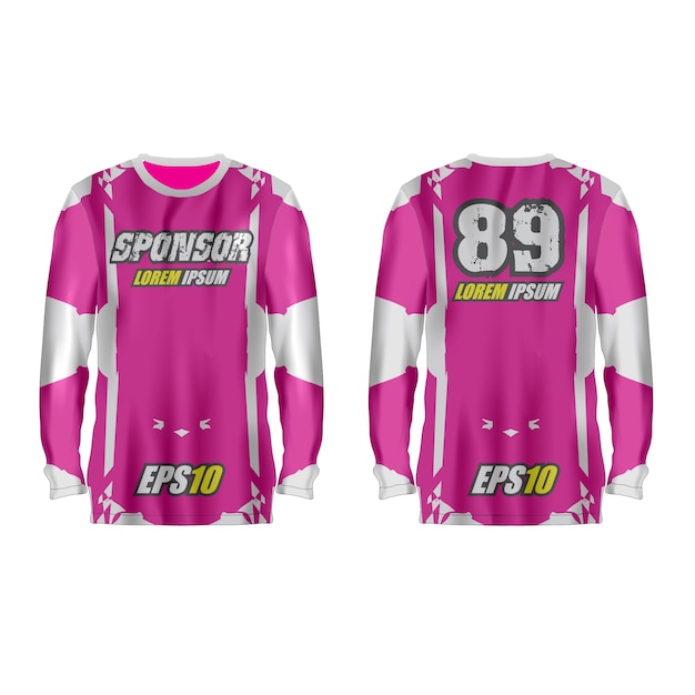 Vector sport jersey illustration