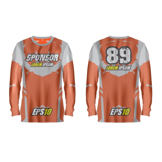 Vector sport jersey illustration