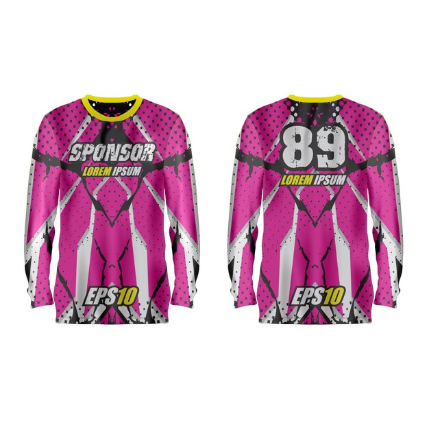 Vector sport jersey illustration