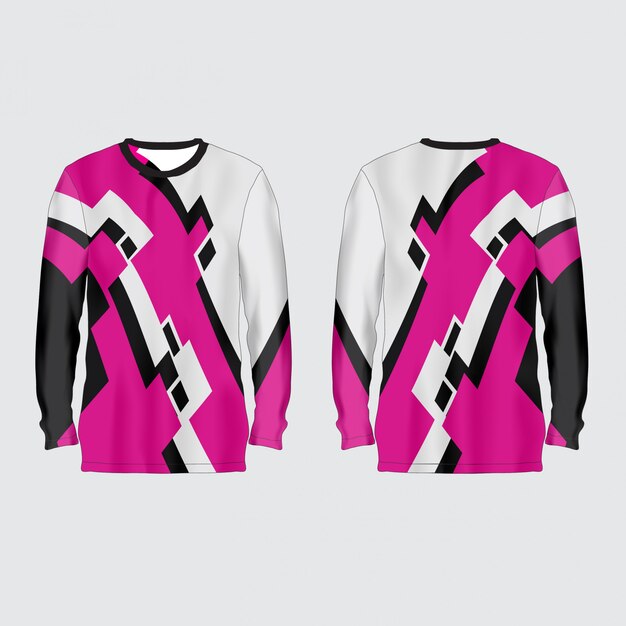 Vector sport jersey illustration