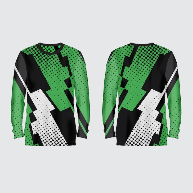 Vector sport jersey illustration