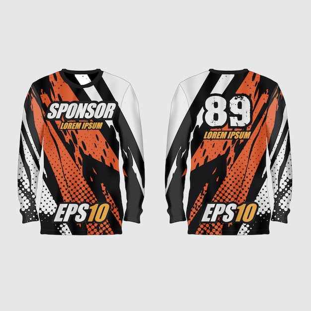 Vector sport jersey illustration