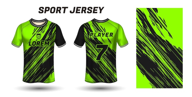 Sport jersey ontwerp stof textiel sjabloon