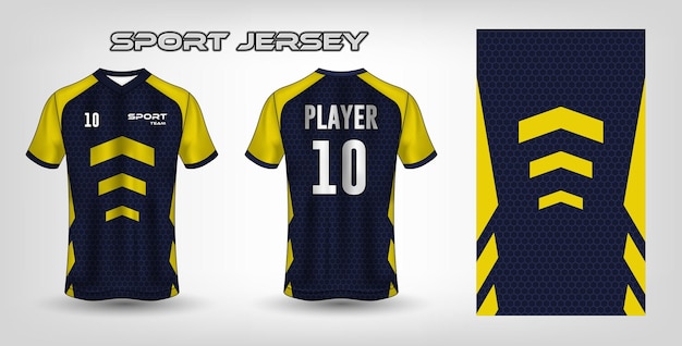 Sport jersey ontwerp stof textiel sjabloon