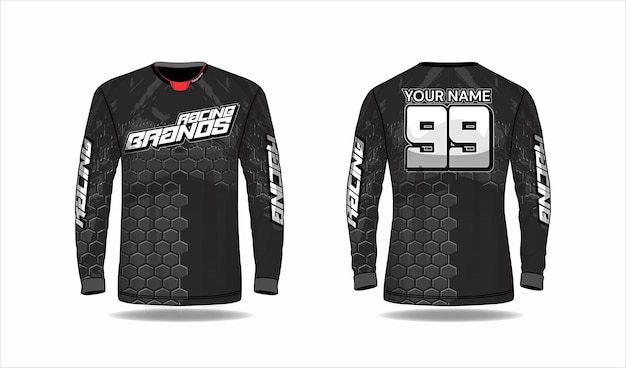 Sport jersey ontwerpconcept