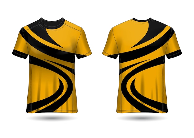 Sport Jersey ontwerpsjabloon voor teamuniformen Vector